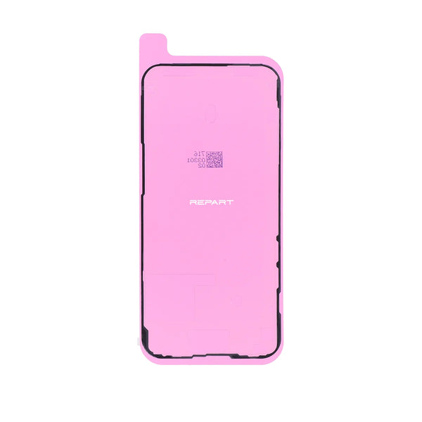 iPhone 14 Pro Max screen adhesive, pink color in white background