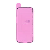iPhone 15 Pro screen adhesive, pink color in white background