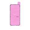 iPhone 15 Pro Max screen adhesive, pink color in white background