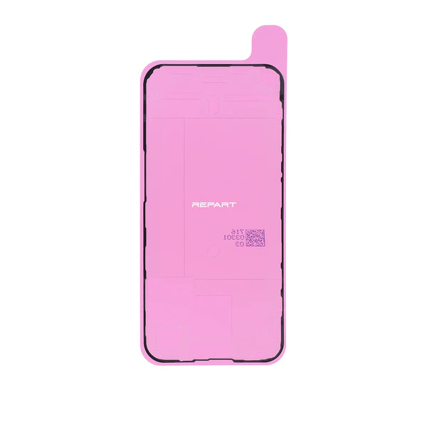 iPhone 15 Pro Max screen adhesive, pink color in white background