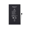 A black REPART iPhone 16 Plus Li-ion battery with a white flex cable attached, shown against a plain white background.