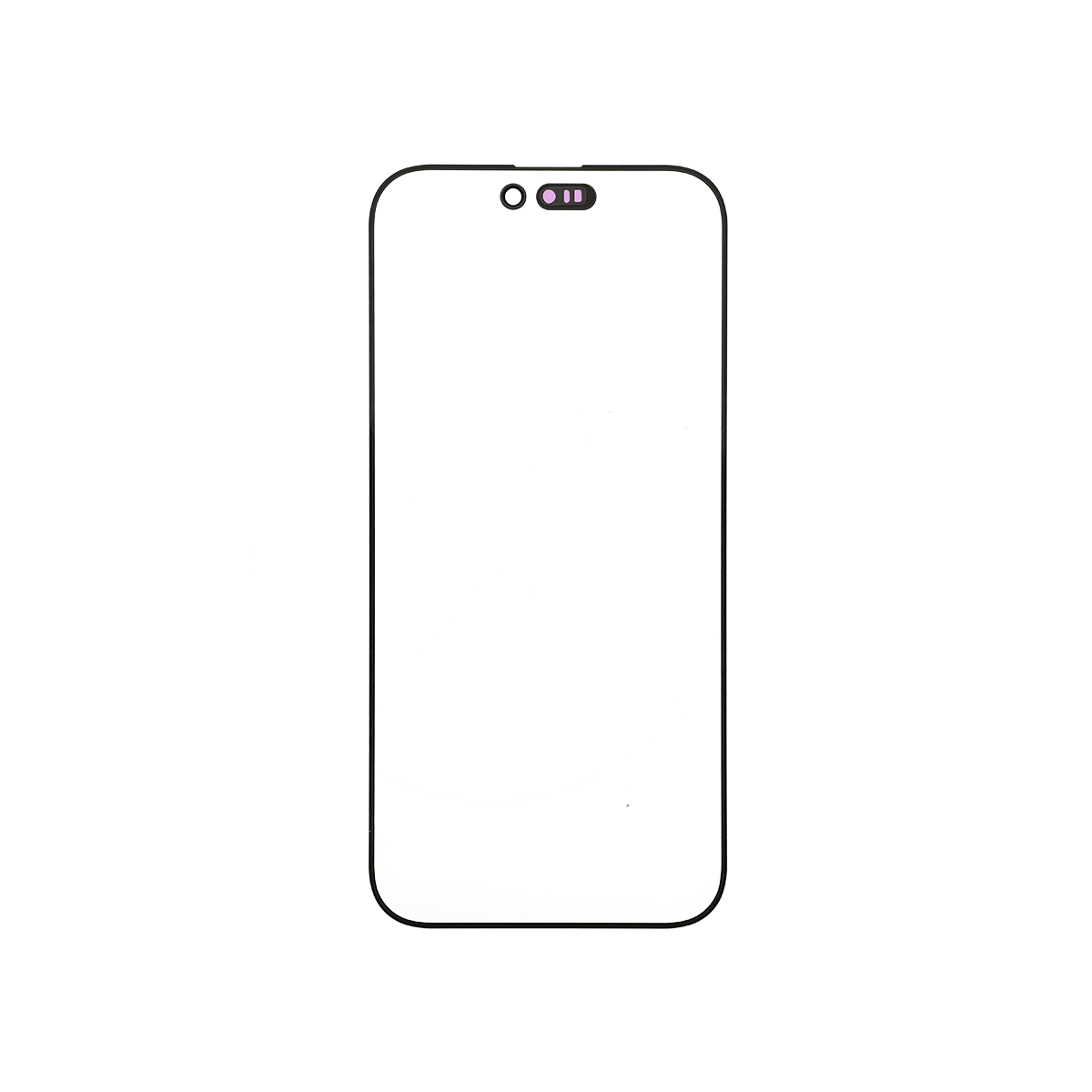 Protector de pantalla para teléfono sobre fondo blanco