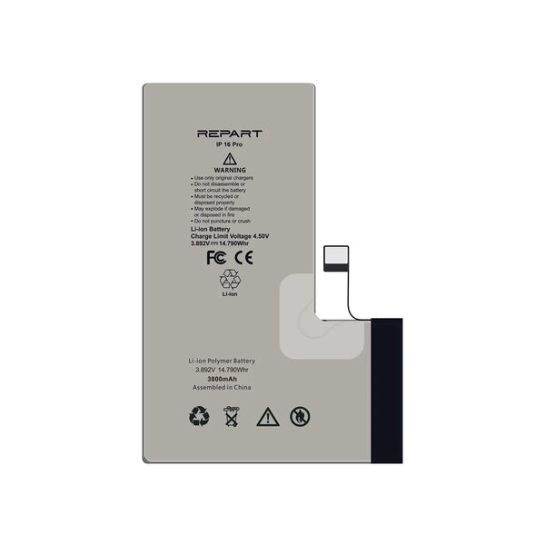 Battery with 'REPART' branding on a white background