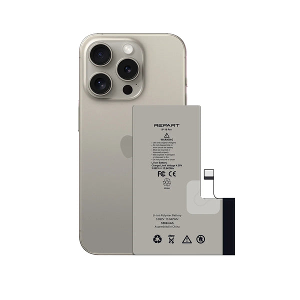 Phone battery with 'REPART' branding on a white background