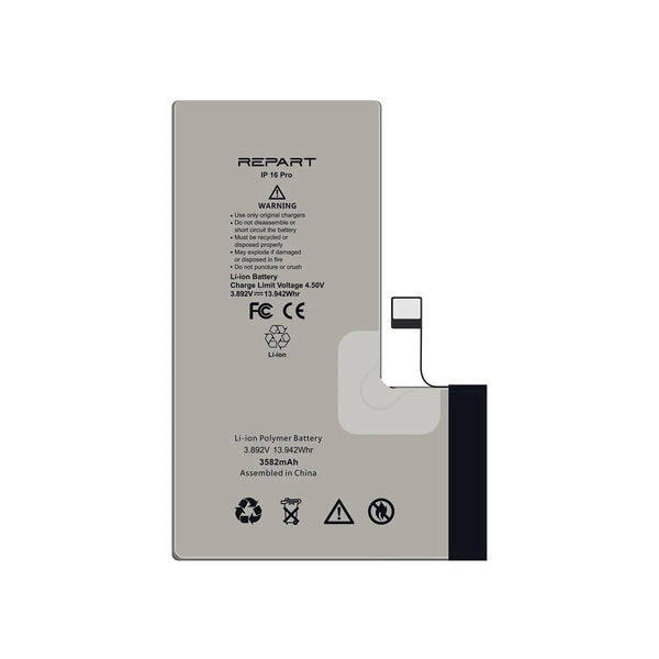 Battery with 'REPART' branding on a white background