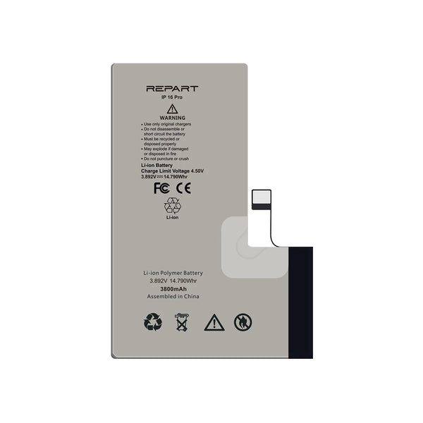 Battery with 'REPART' branding on a white background