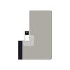 iPhone 16 pro battery with a attached flex cable on a white background
