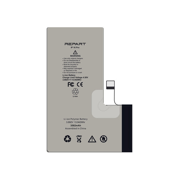 Phone battery with 'REPART' branding on a white background