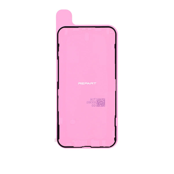 iPhone 16e screen adhesive, pink color in white background