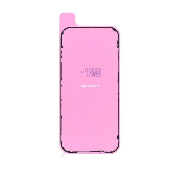 iPhone 17 Pro screen adhesive, pink color in white background