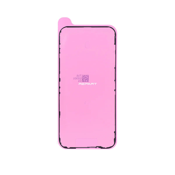 iPhone 17 Pro Max screen adhesive, pink color in white background