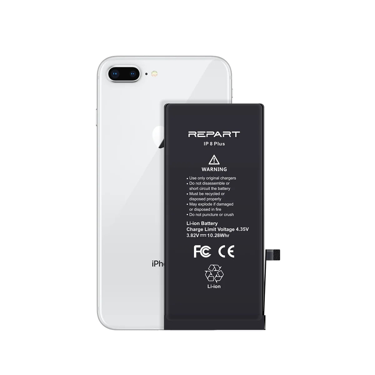 iPhone 8 Plus Battery Replacement – REPART Prime | Standard Capacity