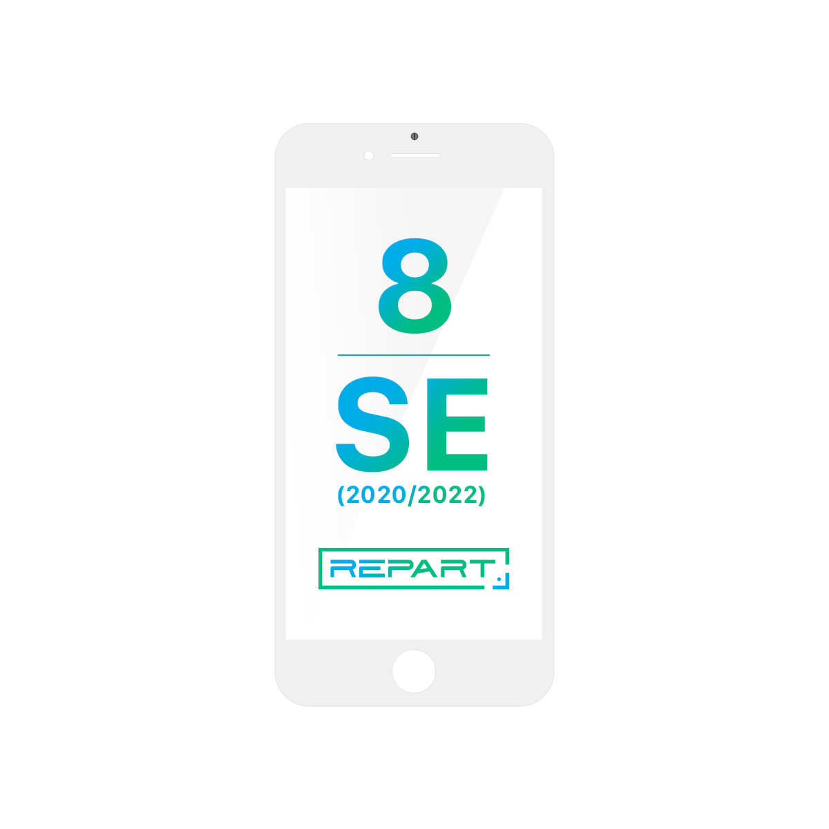 REPART Front Glass Replacement with OCA Pre installed for iPhone 8G/SE 2nd Gen/SE 3rd Gen