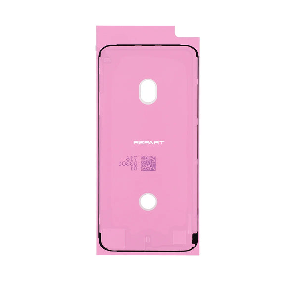 iPhone se 2020 screen adhesive, pink color in white background