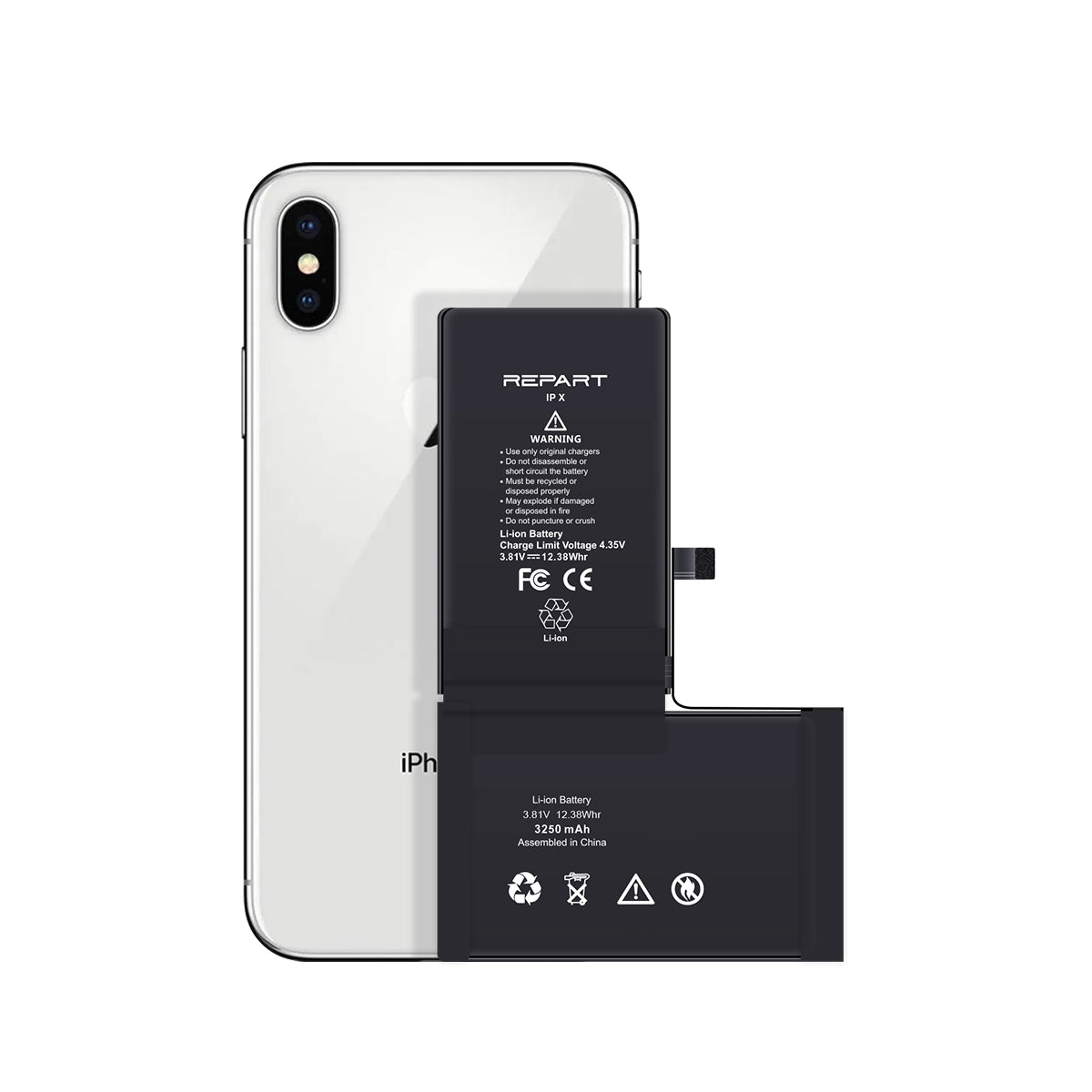 High-capacity iPhone X Battery Replacement | REPART Select