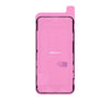 iPhone XS screen adhesive, pink color in white background