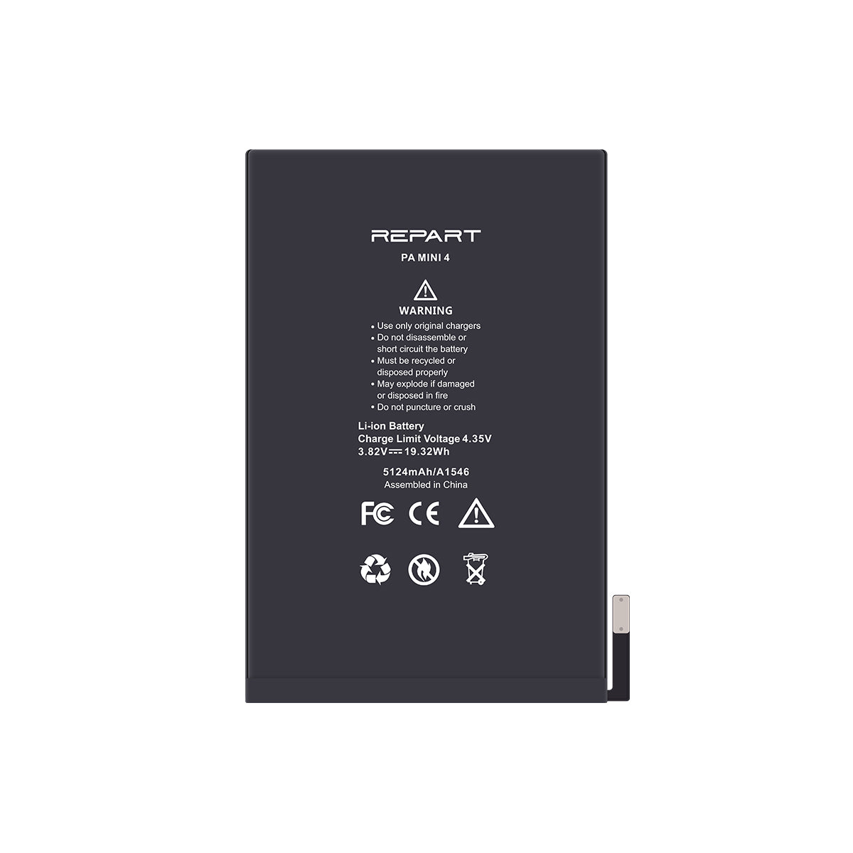 remplacement de la batterie de l'iPad mini 4