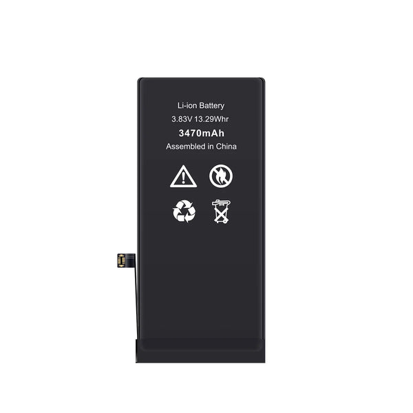 iphone 11 battery with specifications on a white background