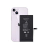 Black Repart iphone 14 plus battery on a white background