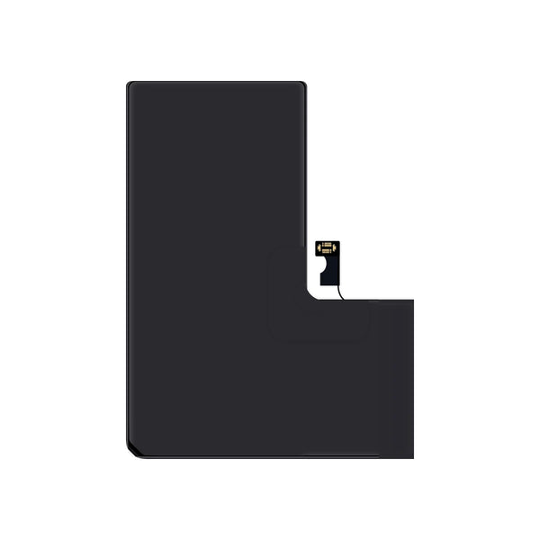 Black repart battery on a white background