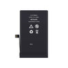 Black lithium-ion battery with specifications on a white background