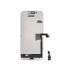 Phone screen assembly with flex cable on a white background