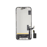 Telefoonschermassemblage op een witte achtergrond