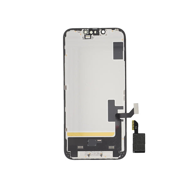 Phone screen assembly on a white background