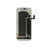 Assemblaggio schermo OLED ultra morbido per iPhone 17 Pro Max su sfondo bianco
