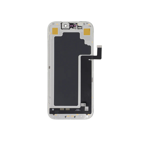 Phone screen assembly on a white background