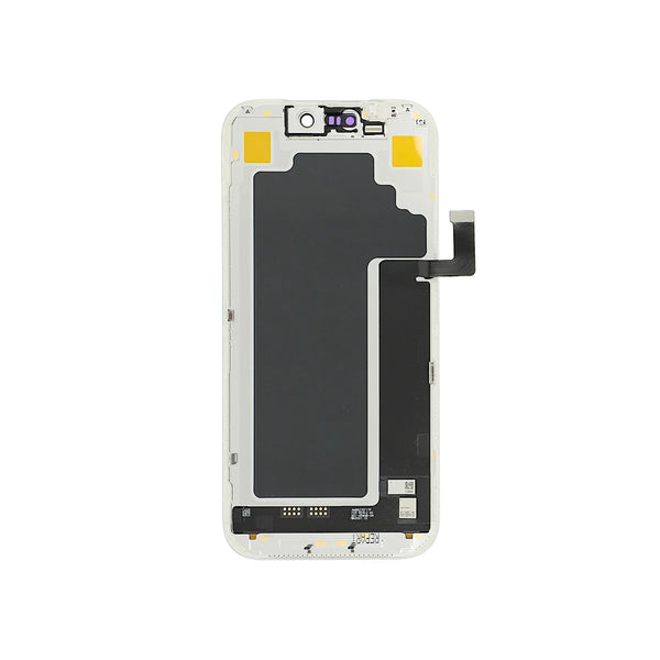 Phone screen assembly on a white background