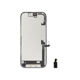 iphone 17 select incell lcd screen replacement with a flex cable on white background