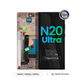REPART Samsung Galaxy Note20 Ultra Soft OLED Screen Replacement (Ultra, 1:1 Square Corners)